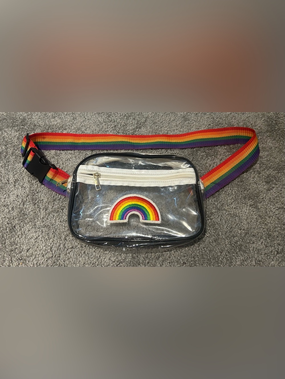 Clear pride bag